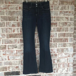 Paige Dark Wash HH Boot Denim Jeans